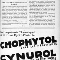 1646 - Page LXV-1633 - Correspondance. Accidents du travail. Révision d’un accident du travail / Rachat de la rente d'un accidenté du travail