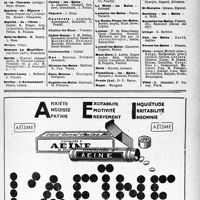 1656 - Page VII-1643 - Abonnés du « Concours » exerçant dans les Stations Thermales