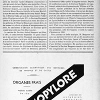 1660 - Page XI-1647 - Dernières nouvelles. Une cérémonie au Musée-laboratoire Maurice Letulle. Remise d'une médaille au Docteur André Bergeron