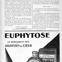 1661 - Page 1648-XII - Dernières nouvelles. Une cérémonie au Musée-laboratoire Maurice Letulle. Remise d'une médaille au Docteur André Bergeron / A travers l’officiel. Vaccination antidiphtérique obligatoire. Adoption d’un projet de loi