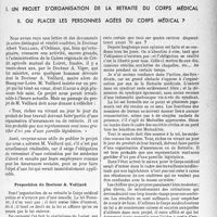 1664 - Page 1651 - Propos du jour. I. Un projet d’organisation de la retraite du corps médical / II. Où placer les personnes âgées du corps médical ? [J. Noir]