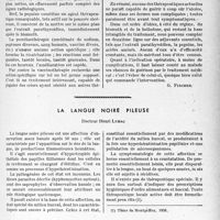 1676 - Page 1663 - Partie scientifique. Travaux originaux. Ce que pratiquement le médecin doit savoir... Des acquisitions récentes sur l'ulcère de l’estomac, D’après le Docteur Ch. Debray. Que retenir des thérapeutiques nouvelles et variées, actuellement préconisées [G. Fischer] / La langue noire pileuse, Docteur Henri Lubac