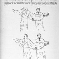 1677 - Page 1664 - Partie scientifique. Travaux originaux. Manière commode de transporter les opérés et les malades, par le Professeur Vanverts