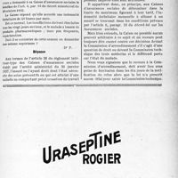 1696 - Page LI-1683 - Correspondance. Assurances sociales. Droit d’un assuré social aux soins préventifs