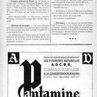 1717 - Page 1704-XII - Dernières nouvelles. Sanatorium du Pie du Midi, à Jurançon (Basses-Pyrénées) / Croisière médicale en Orient / Hôpitaux de Versailles / Naissances / Nécrologie [Gabriel Pouchet]