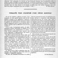 1741 - Page 1728 - Partie professionnelle, Hygiène, Assistance, Mutualité, Intérêts corporatifs, Variétés. Déontologie et responsabilité professionnelle [Dr. Paul Boudin]. L'organisation de la médecine hospitalière [Dr Raphaël Massart] / Formalités pour l’ouverture d'une crèche municipale [Dr Paul Boudin]