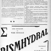 1752 - Page LI-1739 - A travers l’officiel. Réponse d’un ministre à la question d’un parlementaire. La déclaration et la statistique des causes des décès des enfants mort-nés / XIe Congrès de la Société internationale de chirurgie, (Vienne : 19-22 septembre 1-938). Voyage en Méditerranée, en Mer noire et en Europe centrale