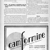 1755 - Page 1742-LIV - Correspondance. Questions diverses. Une période militaire ne peut compter comme congé payé d’un domestique / Un garage ne bénéficie pas de la prorogation s’il est distinct de l'habitation