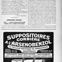1762 - Page LXI-1749 - Correspondance. Application des tarifs d'honoraires. b) Assurances sociales. Pour la « demande de prise en charge » / Assurances sociales. Droits d’un assuré social victime d’un accident du travail