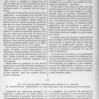 1788 - Page 1775 - Partie scientifique. Travaux originaux. La clinique au goût du jour. Faut-il toujours chercher à réduire directement toutes les hypertensions ?, d’après le Professeur J. Carles. Non, pour l’hypertension permanente, véritable maladie générale de la nutrition / Oui, pour les poussées hypertensives, résultat ou prélude de l’hypertension permanente, ou caractéristique des hypertensions passagères