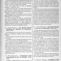 1795 - Page 1782 - Partie scientifique. L’actualité scientifique. Les Thèses. Des cancers cutanés survenant rapidement'après un traumatisme, Dr G. Deschamps (Thèse 1937) / Les nouvelles méthodes d’anesthésie par inhalation. (Le cyclopropane), Dr Ch. françaisois (Thèse, 1938) / Contribution à l’étude de la glycosurie au cours de l’érysipèle, Dr A. Roussanne (Thèse, 1938) / Les fractures dusacrum au point de vue médico-légal, Dr Ch. Bernhardt (Thèse, 1938) / Contribution à l’étude des affections susceptibles de modifier l’aspect du sillon naso-génien, Dr P. -U. Dumont (Thèse, 1938)