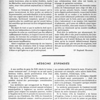 1799 - Page 1786 - Partie professionnelle, Hygiène, Assistance, Mutualité, Intérêts corporatifs, Variétés. Bulletin de l’Actualité. La médecine à l’abonnement / Médecins stipendiés