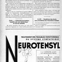 1821 - Page 1808-LXIV - Correspondance. Assurances sociales. Refus des prestations en cas de paiement tardif des cotisations / Indemnité journalière touchée par une domestique en cas de maladie / Conditions des droits aux prestations de l’assurance-maladie