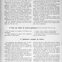 1843 - Page 20 - IV. — Divers. 1° Certificats médicaux exempts de timbre / 2° Taux des droits de timbres-quittances (Loi du 28 février 1937, art. 55) / 3° Quittances exemptes de timbre