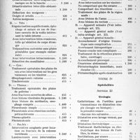 1851 - Page 8 - I, Tarif des frais médicaux en matière d’accidents du travail. Titre III, Chirurgie générale / Titre IV, Spécialités