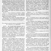1870 - Page 7 - I. — L’exercice de la médecine en France métropolitaine. A) Conditions légales requises pour l’exercice de la médecine. 1° Diplôme d’État français de Docteur en médecine. d) Diplômés étrangers / e) Diplômés de la Faculté de Beyrouth