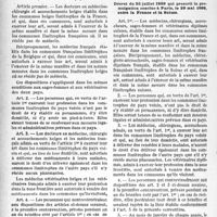 1873 - Page 10 - I. — L’exercice de la médecine en France métropolitaine. A) Conditions légales requises pour l’exercice de la médecine. 2° Citoyen ou sujet français. c) Médecins frontaliers