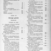 1890 - Page 7 - I, Tarif des accidents du travail. Titre II, Petite chirurgie et chirurgie élémentaire des plaies et traumatismes / Titre III, Chirurgie générale