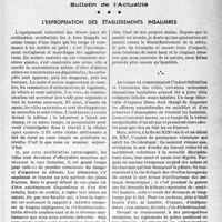 1982 - Page 1845 - Partie professionnelle, Hygiène, Assistance, Mutualité, Intérêts corporatifs, Variétés. Bulletin de l’Actualité. L’expropriation des établissements insalubres