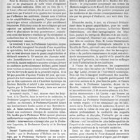1990 - Page 1853 - Partie professionnelle, Hygiène, Assistance, Mutualité, Intérêts corporatifs, Variétés. Les journées médicales de la faculté libre de médecine et de pharmacie de Lille