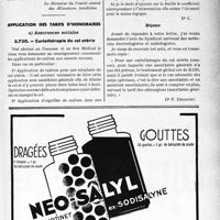 1998 - Page LVII-1861 - Correspondance. Questions diverses. Allocations familiales. Caisse compétente ratione loci / Application des tarifs d’honoraires. a) Assurances sociales. Curiethérapie du col utérin