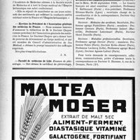 2009 - Page 1872-VIII - Dernières nouvelles. Adresse de l’Académie de médecine de Paris à la Société royale de médecine de Londres et aux médecins anglais / Élection du Président de l’association générale des médecins de France / Faculté de médecine de Lille / VIIIe Congrès international de « médecine des accidents et des maladies professionnelles »
