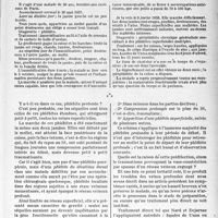 2032 - Page 1895 - Partie scientifique. Travaux originaux. Réflexions à propos d'un cas de phlébites superficielles multiples, par Louis Humbert