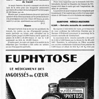 2056 - Page LIX-1919 - Correspondance. Accidents du travail. Accidents provenant de l’action des forces de la nature / Calcul de la rente d’un accidenté du travail / Questions médico-militaires. Retraite mutuelle du combattant