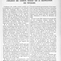 2070 - Page 1933 - Propos du jour. L'influence des conflits sociaux sur la multiplication des psychoses [J. Noir]