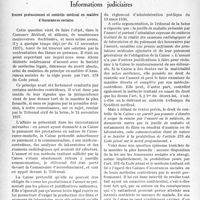 2087 - Page 1950 - Partie professionnelle, Hygiène, Assistance, Mutualité, Intérêts corporatifs, Variétés. L’actualité professionnelle. Informations judiciaires. Secret professionnel et contrôle médical en matière d’Assurances sociales [Jean Mignon]