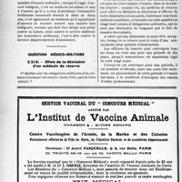 2099 - Page 1962-XLII - Correspondance. Assurances sociales. Droit des assurés sociaux indigents aux prestations spéciales de deux ans / Question médico-militaire. Effets de la démission d’un médecin de réserve