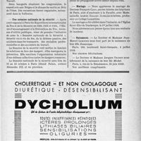 2106 - Page IX-1969 - Dernières nouvelles. Le IIIe Congrès annuel des médecins de sanatoriums du Jura et des Alpes français / Une semaine nationale de la sécurité / L’Ordre des Médecins en Belgique / Mariage / Naissances