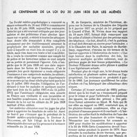 2110 - Page 1973 - Propos du jour. Le centenaire de la loi du 30 juin 1838 sur les aliénés [J. Noir]