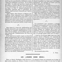2111 - Page 1974 - Propos du jour. Le centenaire de la loi du 30 juin 1838 sur les aliénés [J. Noir] / Les «jeunes gens gras»