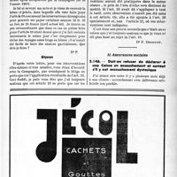 2144 - Page XLVII-2007 - Correspondance. Application des tarifs d’honoraires. a) Accidents du travail. Le 2e alinéa de l’article 10 ne porte que sur les interventions de grande chirurgie / b) Accidents sociales. Doit-on refuser de déclarer à une Caisse un accouchement et surtout s'il y eut accouchement dystocie