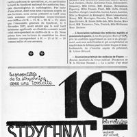 2152 - Page VII-2015 - Tarifs syndicaux de spécialités. Rectification / Dernières nouvelles. Faculté de médecine de Paris / l’association nationale des médecins mutilés et pensionnés de guerre, 8, rue Roquépine, Paris (VIIIe) / Association générale des médecins de France