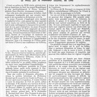2202 - Page 2065 - Propos du jour. Une conférence des voix latines. Le Pérou par le Professeur Escomel, de Lima [J. Noir]