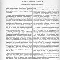 2207 - Page 2070 - Partie scientifique. Travaux originaux. La clinique au goût du jour. Dans la cuisse, face externe, des douleurs intermittentes résistent aux moyens habituels ?, d’après le Docteur L. Ramond. L’énigme d’une observation clinique / La solution et le traitement rationnel [G. Fischer]