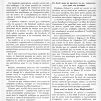 2216 - Page 2079 - Partie professionnelle, Hygiène, Assistance, Mutualité, Intérêts corporatifs, Variétés. Convention syndicale avec une municipalité en vue du fonctionnement de services médicaux publics [Dr Paul Boudin]
