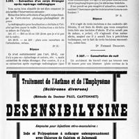2228 - Page XXXIX-2091 - Correspondance. Accidents du travail. Révision d’un accident du travail / Application des tarifs d’honoraires. Extraction d’un corps étranger après repérage radiologique / Triple Incision d'abcès / Consultation de nuit