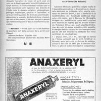2239 - Page 2102-X - Dernières nouvelles. Dispensaire antituberculeux du Havre / L’Ordre des Médecins est définitivement voté en Belgique / Naissance / A la Fédération des Syndicats médicaux de la Haute-Loire. La remise de la Médaille Confédérale au Dr Dobel (de Brioude)