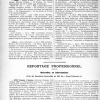 2261 - Page 2124 - Partie professionnelle, Hygiène, Assistance, Mutualité, Intérêts corporatifs, Variétés. Faculté de médecine de Paris. Enseignement et actes de la Faculté / Reportage professionnel. Nouvelles et Informations. XXVe Congrès d'hygiène (Institut Pasteur, 3-6 octobre 1938)