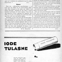 2269 - Page 2132-XL - Correspondance. Assurances sociales. Infiltrations anesthésiques chez un assuré social / Durée des prestations de l’assurance-maladie