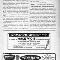 2270 - Page XLI-2133 - Correspondance. Assurances sociales. Durée des prestations de l’assurance-maladie / Immatriculation des femmes de ménage aux Assurances sociales