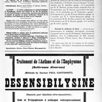 2276 - Page VII-2139 - Renseignements / Dernières nouvelles. Clinique médicale propédeutique de l’hôpital Broussais La Charité (Professeur Villaret) / Faculté de médecine de Paris