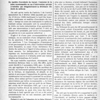 2297 - Page 2160 - Partie professionnelle, Hygiène, Assistance, Mutualité, Intérêts corporatifs, Variétés. L’actualité professionnelle. Informations judiciaires. En matière d’accidents du travail, l’omission de la lettre recommandée en cas d’intervention spéciale n’entraîne pas obligatoirement la déchéance des droits du médecin