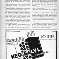 2319 - Page 2182-X - Dernières nouvelles. Hôpital Foch / Les médecins amis d’Hossegor / Mariages / Nécrologie [Docteurs Pelletier, Pragnaud, Rambouillet]