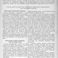 2332 - Page 2195 - Partie scientifique. Travaux originaux. La clinique gynécologique au goût du jour. Les « métropathies hémorragiques » résultent la plupart du temps d’un trouble hormonal ovarien, d’après Claude Béclère. Toujours, l’origine d’un trouble fonctionnel est dans l’ovaire, et non pas dans l’utérus / Particularités cliniques des différentes hémorragies fonctionnelles ; leur traitement rationnel [G. Fischer]