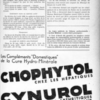 2354 - Page XLV-2217 - A travers l’officiel. Service de santé / La statistique des causes de la mortalité d’un Bureau municipal d’hygiène. Une perle