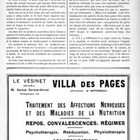 2356 - Page XLVII-2219 - Correspondance. Application des tarifs d'honoraires. Assurances sociales. Visites multiples en une même journée / Une application de rayons U. V. est un acte d’ordre médical